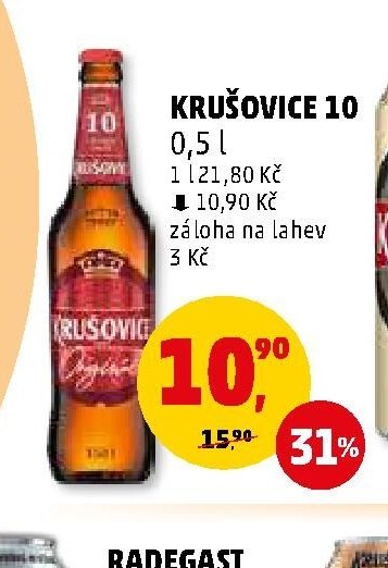 KRUŠOVICE 10 0,5 l