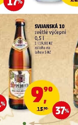 SVIJANSKÁ 10 světlé výčepní 0,5 l