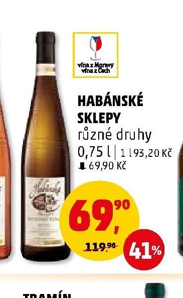 Habánské sklepy různé druhy