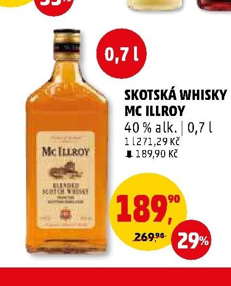 Skotská whisky Mc Illroy