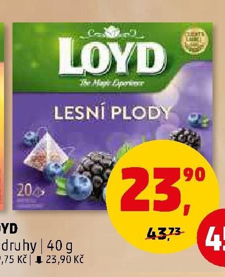 Čaj Loyd lesní plody