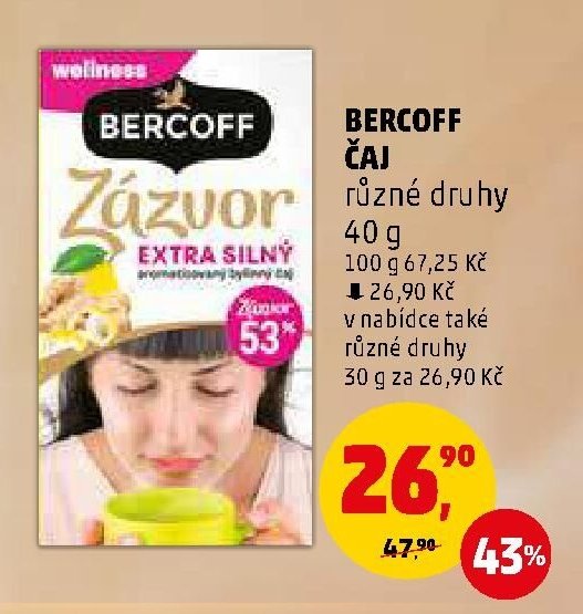 Bercoff čaj zázvor
