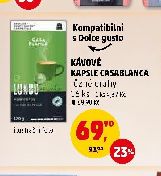 Kávové kapsle Casablanca