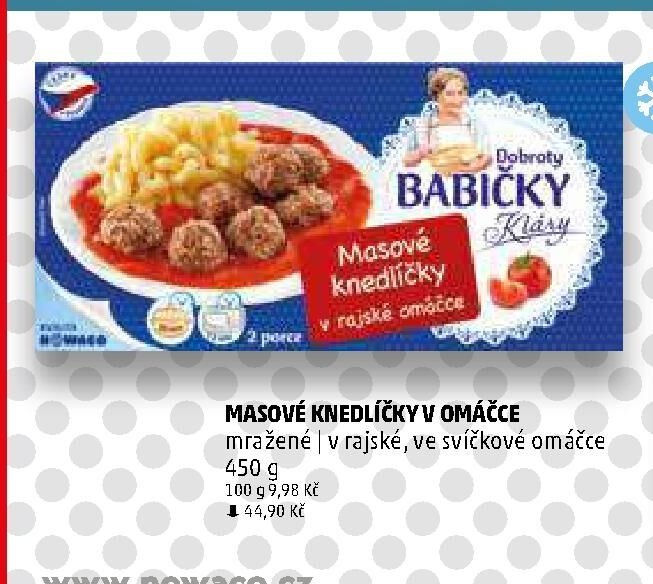 Masové knedlíčky v rajské omáčce