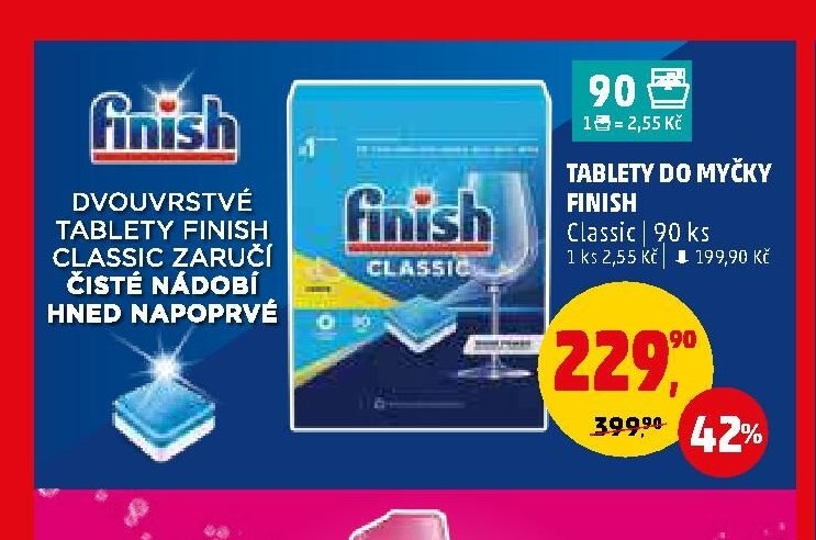 Tablety do myčky FINISH Classic