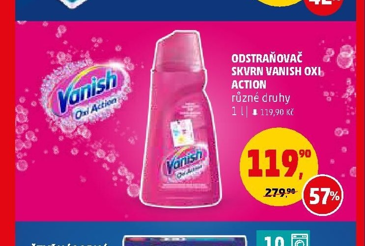 Odstraňovač skvrn VANISH Oxi Action