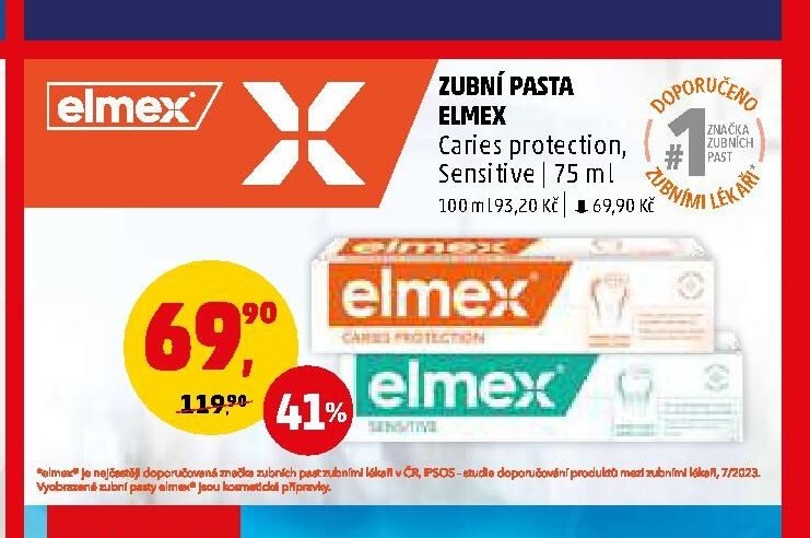 Zubní pasta ELMEX