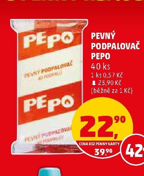PEVNÝ PODPALOVAČ PEPO