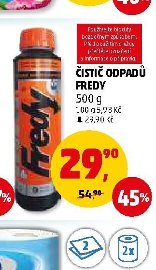 ČISTIČ ODPADŮ FREDY