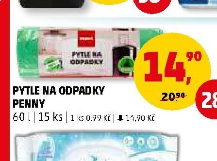PYTLE NA ODPADKY PENNY