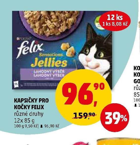 Kapsičky pro kočky Felix