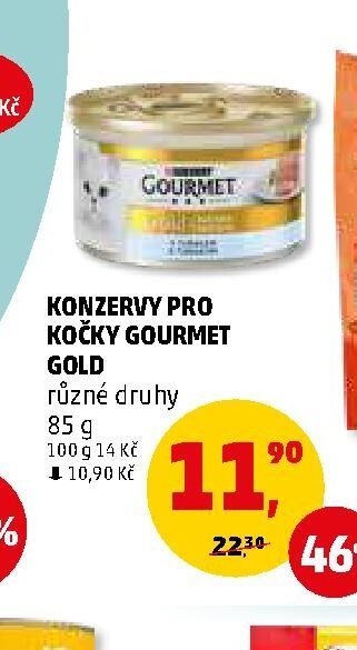 Konzervy pro kočky Gourmet Gold