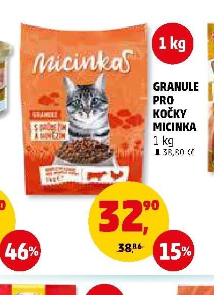 Granule pro kočky Micinka