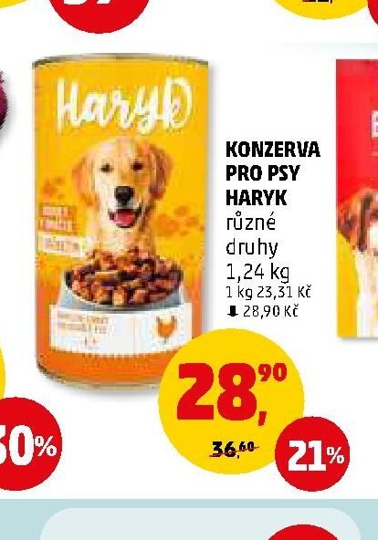 Konzerva pro psy Haryk