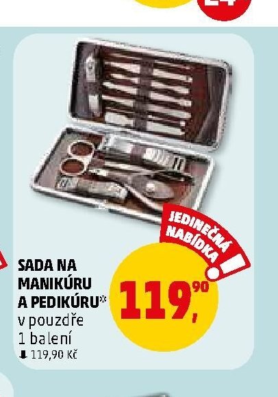 Sada na manikúru a pedikúru