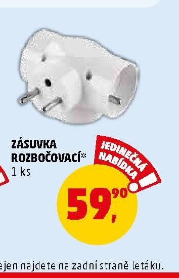 ZÁSUVKA ROZBOČOVACÍ