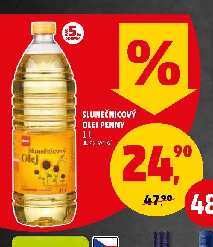 SLUNEČNICOVÝ OLEJ PENNY