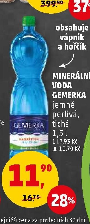MINERÁLNÍ VODA GEMERKA