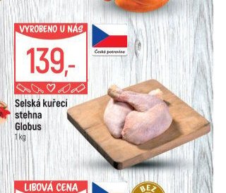 Selská kuřecí stehna Globus
