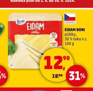 Eidam Boni plátky