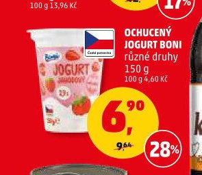 Ochucený jogurt Boni