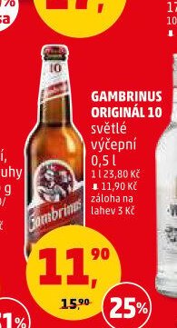Gambrinus Originál 10