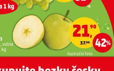 Jablka Golden Delicious