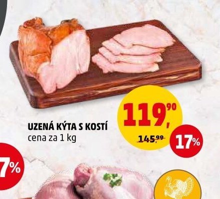 Uzená kýta s kostí