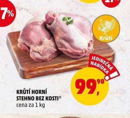 Krůtí horní stehno bez kosti