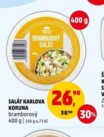 SALÁT KARLOVA KORUNA bramborový