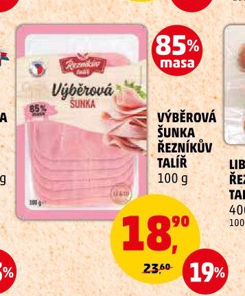 Výběrová šunka Řezníkův talíř