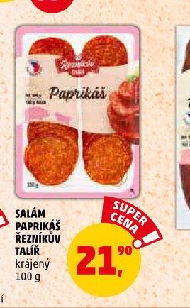 Salám Paprikáš Řezníkův talíř