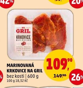 MARINOVANÁ KRKOVICE NA GRIL