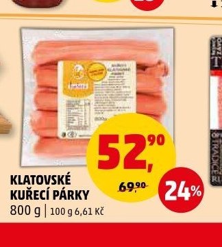 KLATOVSKÉ KUŘECÍ PÁRKY
