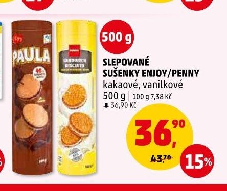 Slepované sušenky Enjoy/Penny