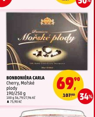 Bonboniéra Carla Cherry, Mořské plody