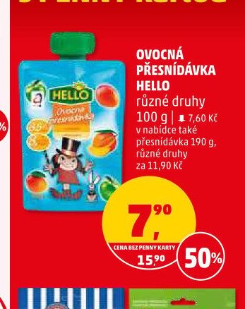 Ovocná přesnídávka Hello