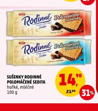 Sušenky Rodinné Polomáčené Sedita