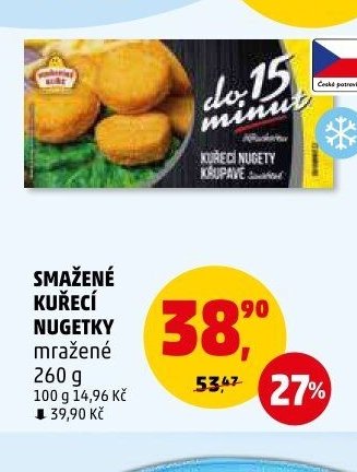 Smazene kureci nugetky