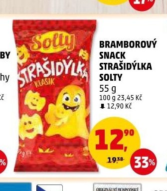 BRAMBOROVÝ SNACK STRAŠIDÝLKA SOLTY 55 g