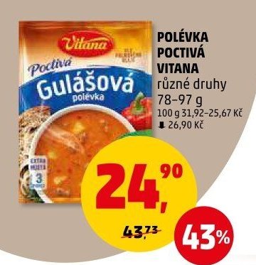 POLÉVKA POCTIVÁ VITANA
