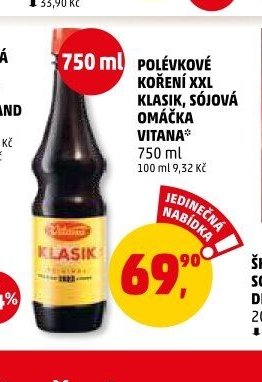 POLÉVKOVÉ KOŘENÍ XXL KLASIK, SÓJOVÁ OMÁČKA VITANA