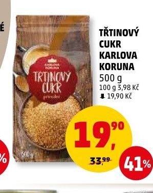 Třtinový cukr Karlova Koruna