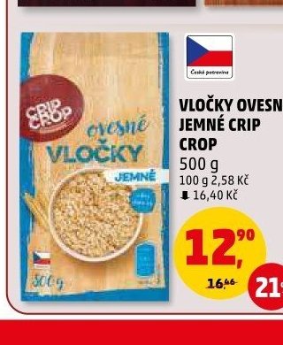Vločky ovesné jemné Crip Crop