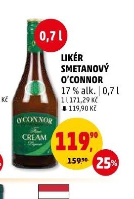Likér smetanový O'Connor