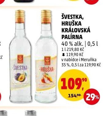 Švestka, Hruška Královská palírna