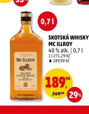 Skotská whisky Mc Illroy