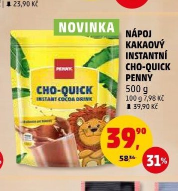 Nápoj kakaový instantní Cho-Quick Penny