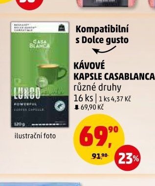 Kávové kapsle Casablanca