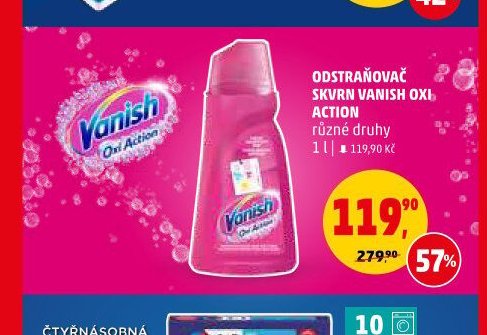 Odstraňovač skvrn VANISH Oxi Action
